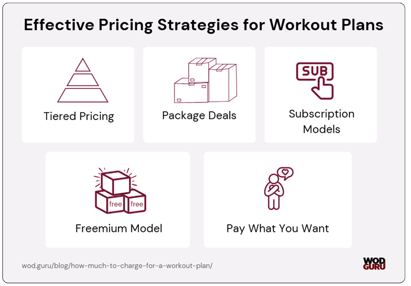 Effective pricing strategy for Workout Plans