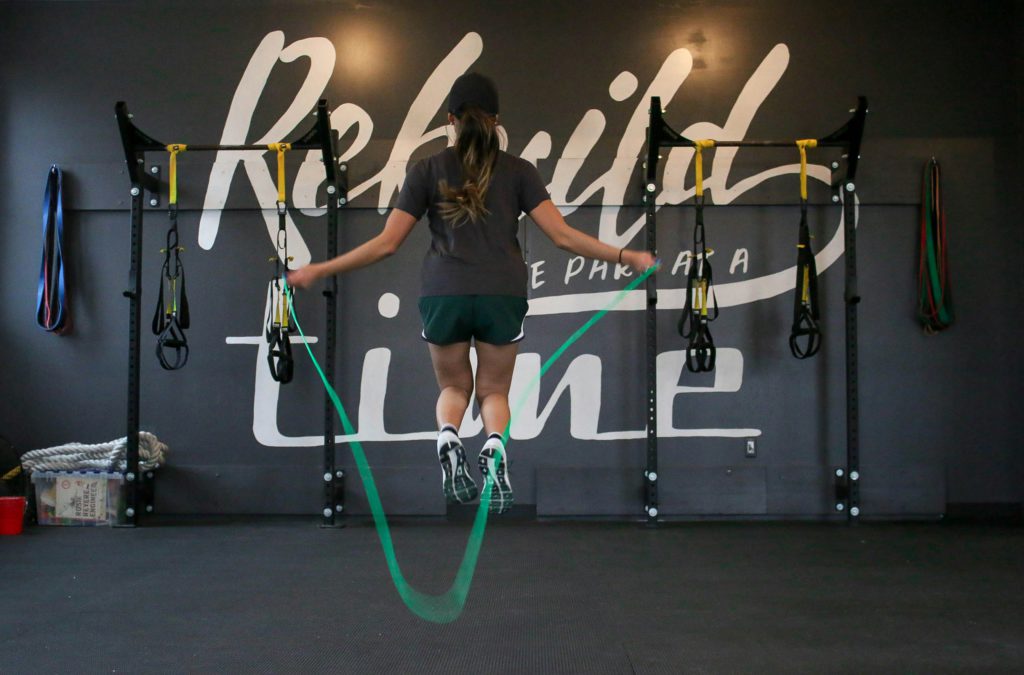 A motivational quote placed on a wall, exactly in front of a gym member’s eyes. 