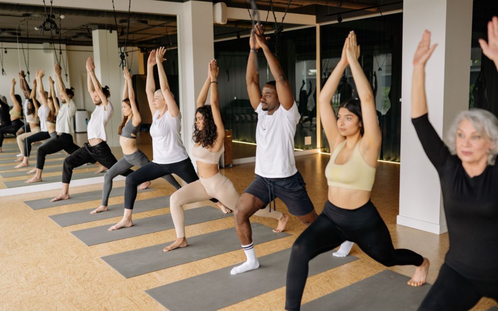 Yoga teachers and group yoga classes
