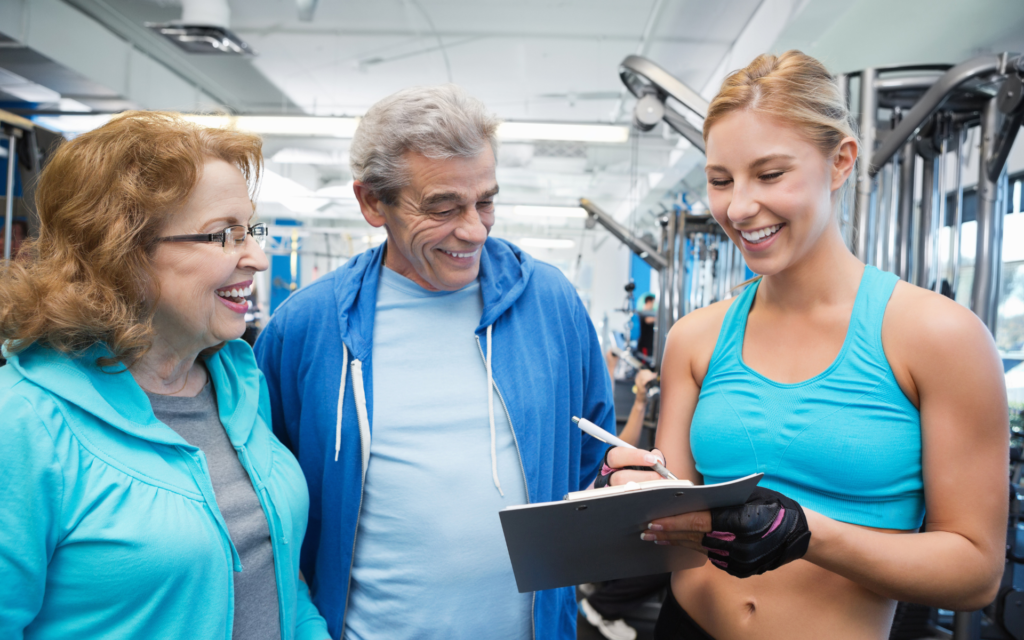 How gym make money? Find trainers that like to work with older clients