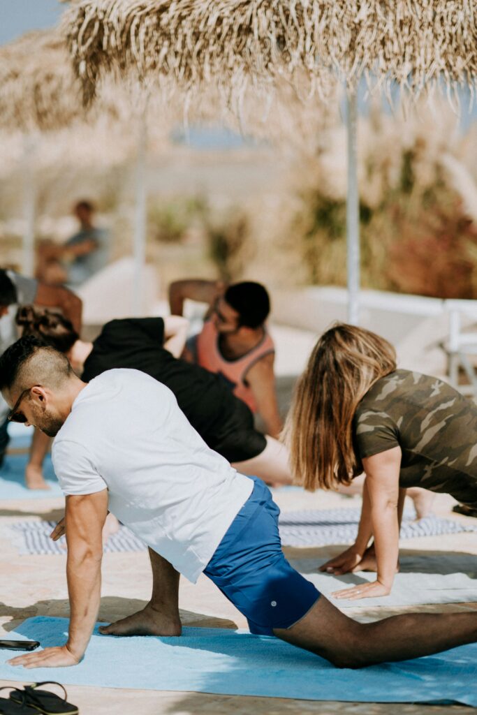 A yoga or stretching teacher in an exotic place is a dream job for many.