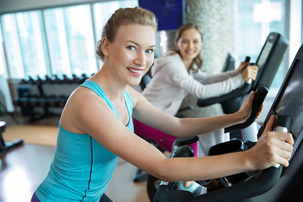  Small and cozy gym with only two-three pieces of certain type of machinery.