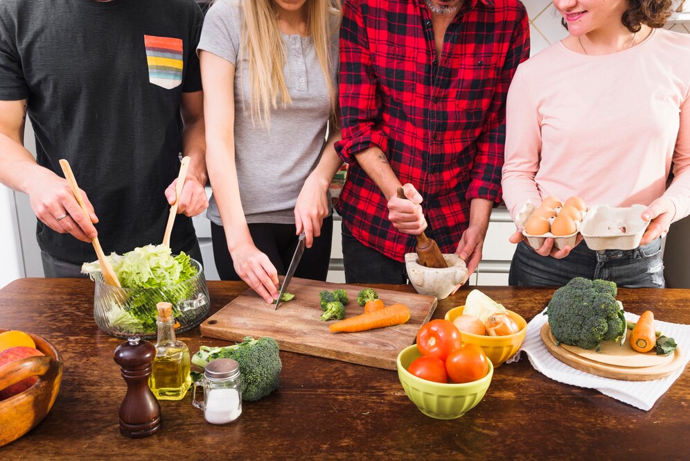 Healthy cooking event for people who are gym’s clients.