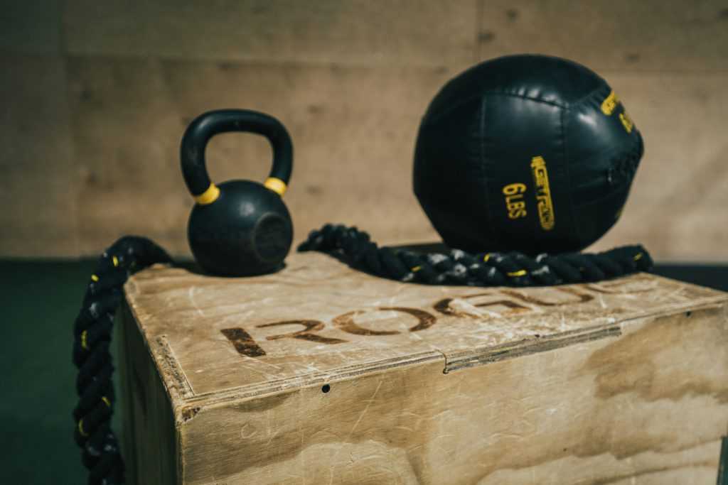 CrossFit training equipment