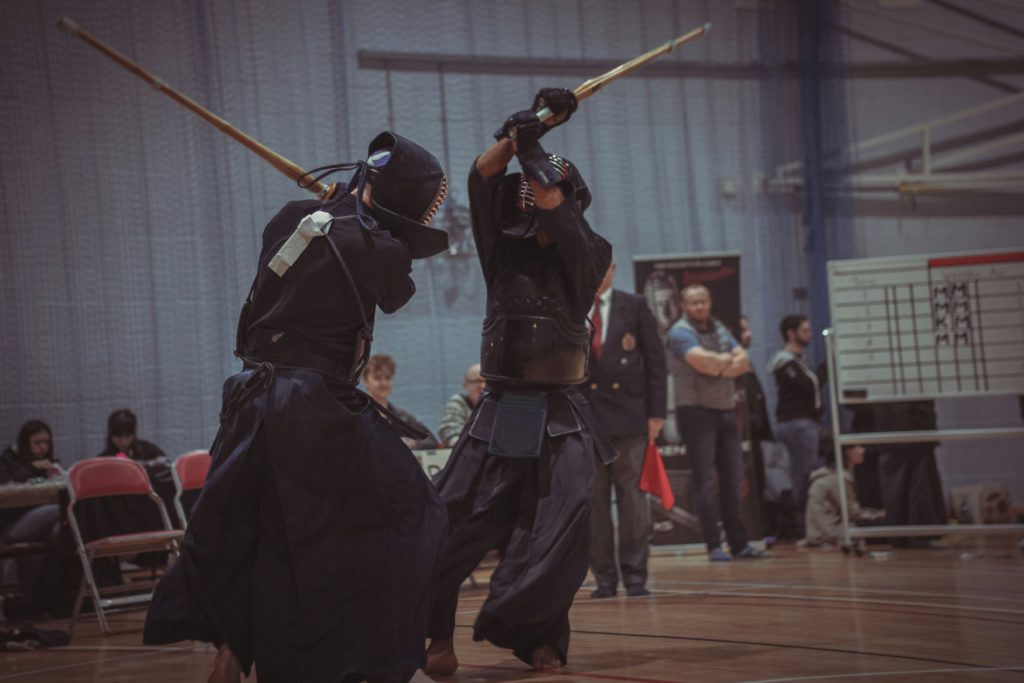 Every kind of martial art requires different equipment - here: kendo swords.
