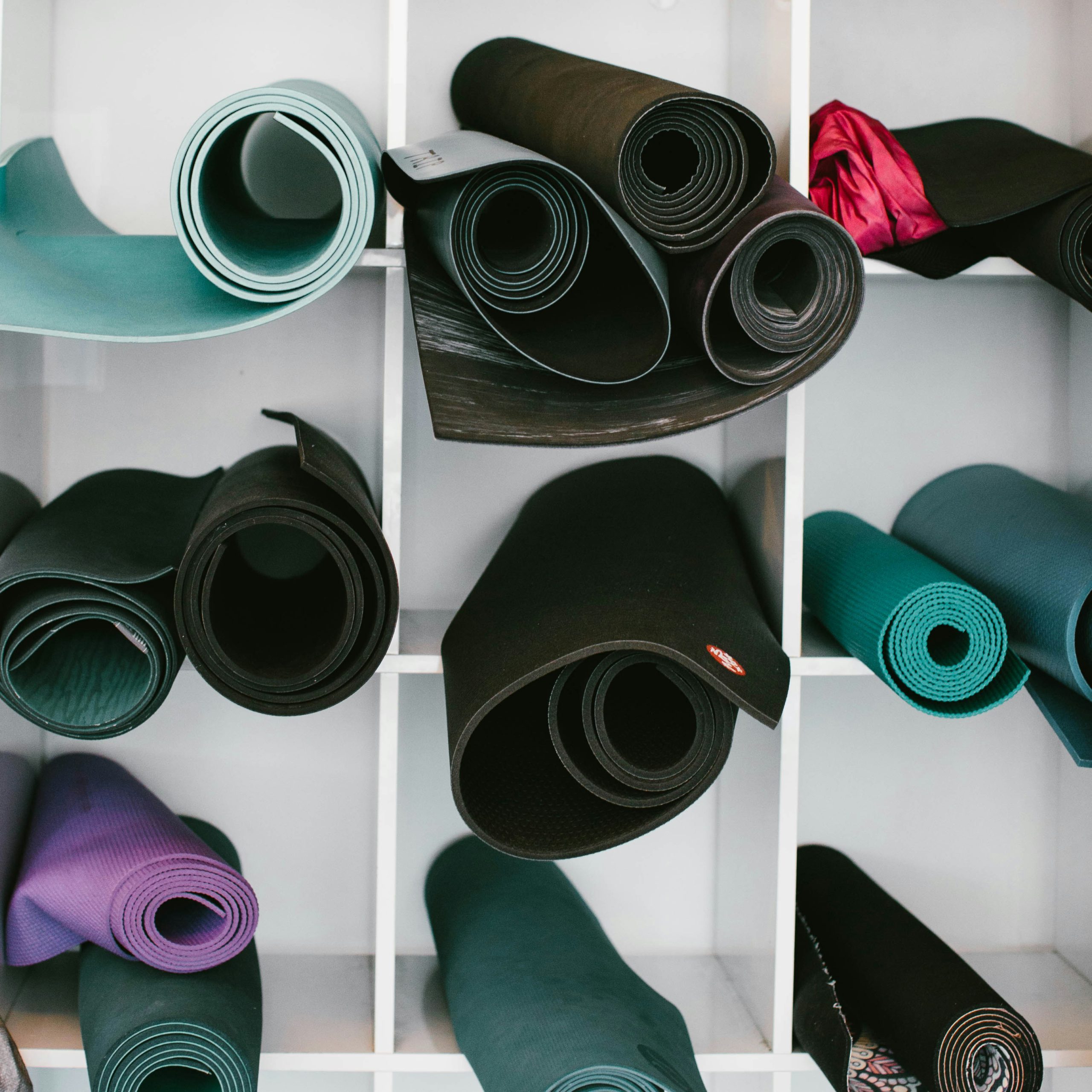 Mats - the most important pilates equipment.