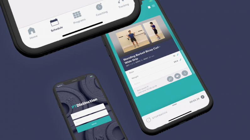 How PT Distinction gym management system looks. Source: PT Distinction
