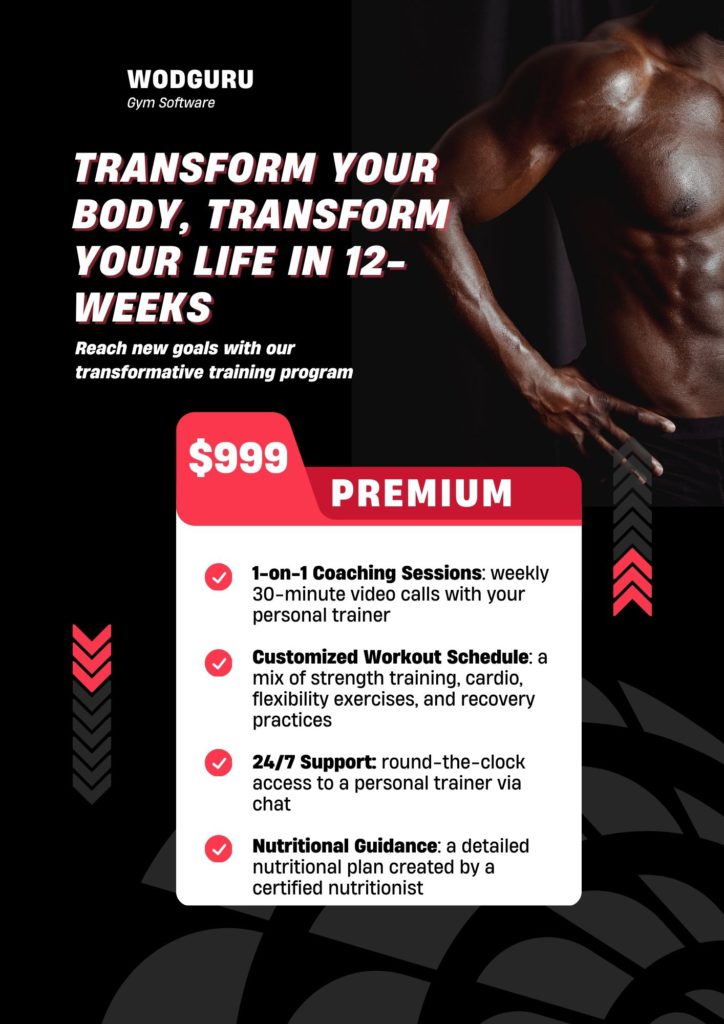                 12 week personal training program cost