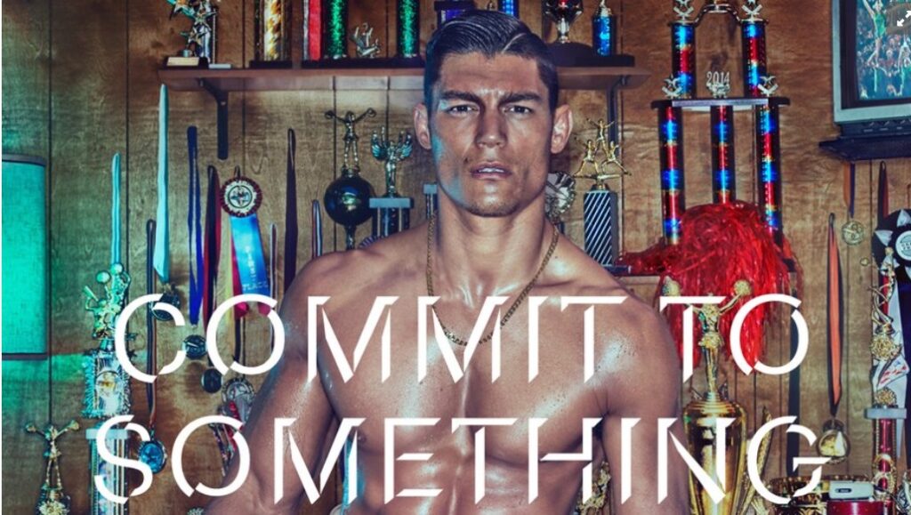 “Commit to something” ad campaign with Alan Jouban, an MMA fighter.