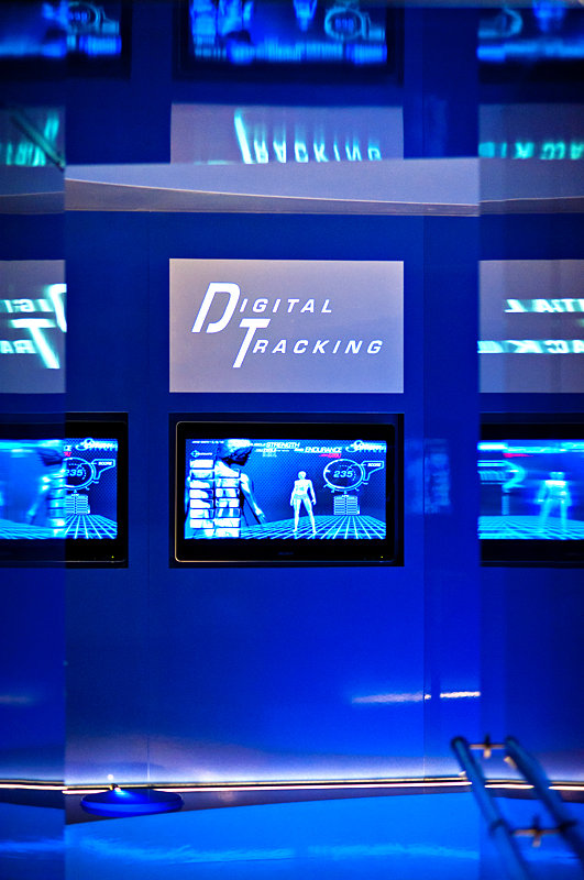 Digital tracking room in Sitaras Gym.