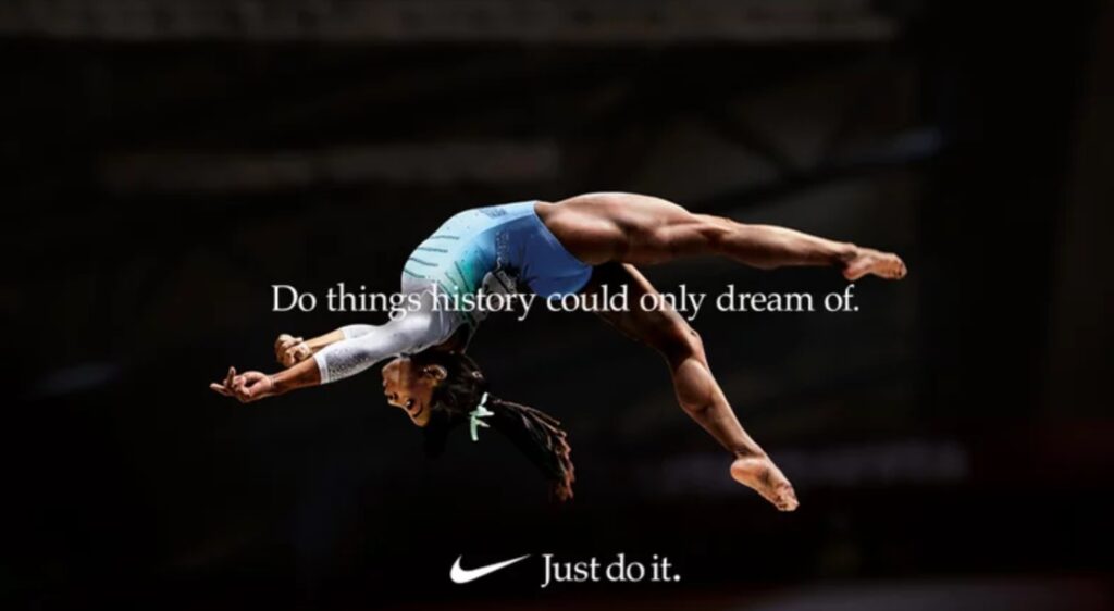 One of Nike’s fitness ads from “Dream Crazier’ series.