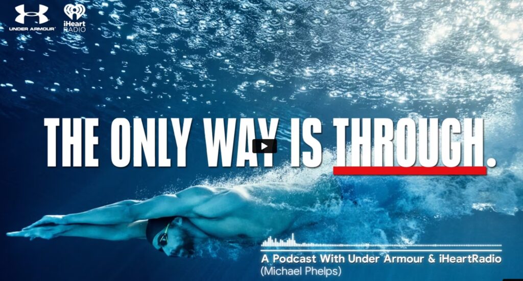 Under Armour as one of fitness brands that cooperate with media: "The Only Way Is Through"