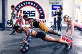 F45 gym inside.