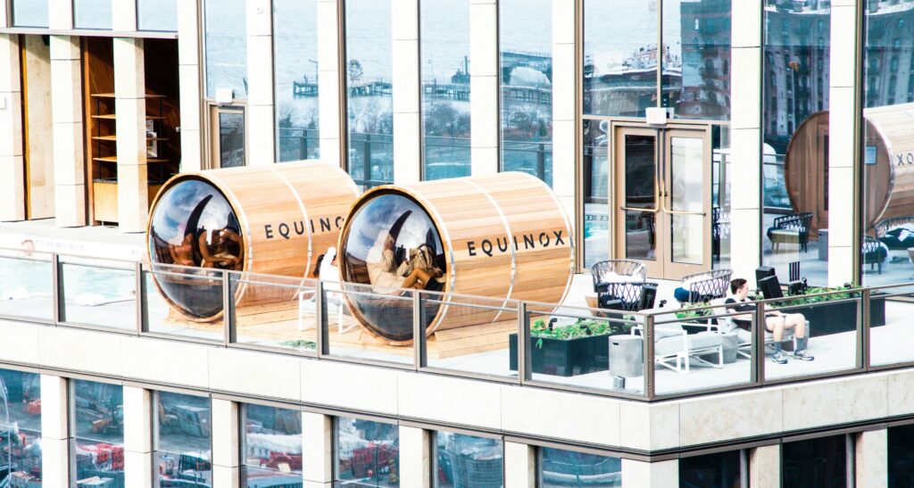 Equinox terrace.