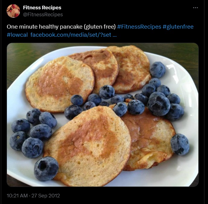 Healthy recipes in social media posts should contain tasty-looking pictures.