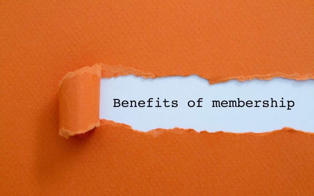 Benefits of membership