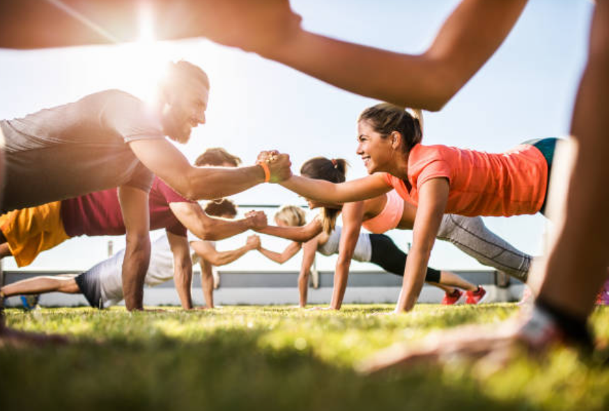 Prime time idea: dividing the training session into outdoor and indoor parts.