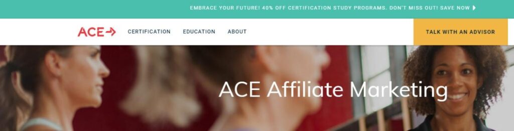 Ace affiliate marketing example