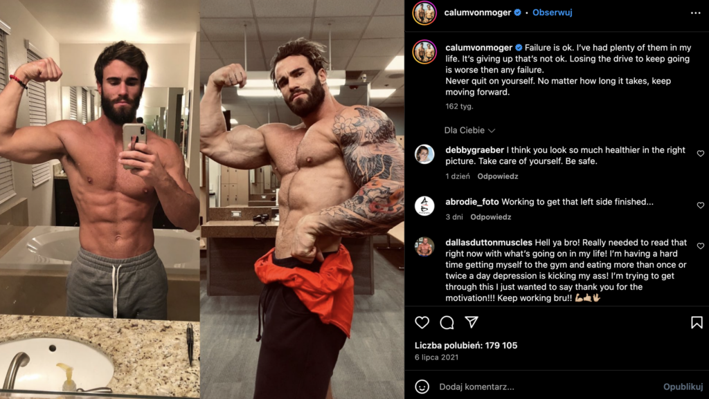 Calum Von Moger - influencer