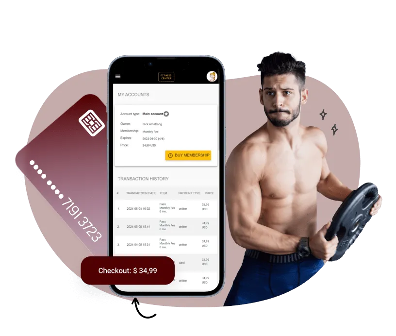 Invest in gym membership app to increase gym membership statistics