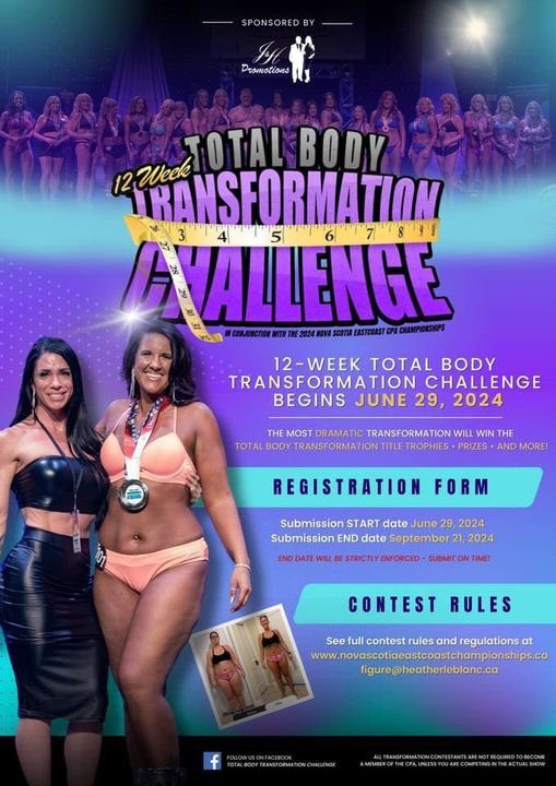 Gym anniversary idea: total body transformation challenge.