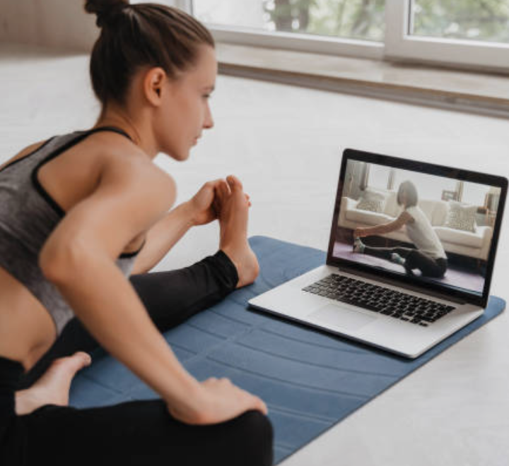 An online fitness challenge can encourage members to start their fitness journey at their own pace, comfortably from home.