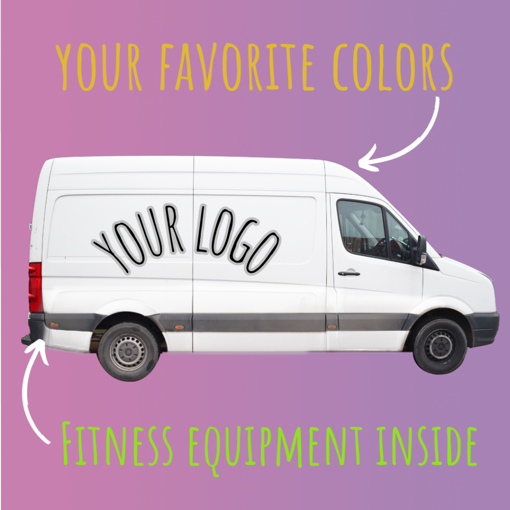 Any car of a mobile business specialized services should be visible and consistent with the brand identity.