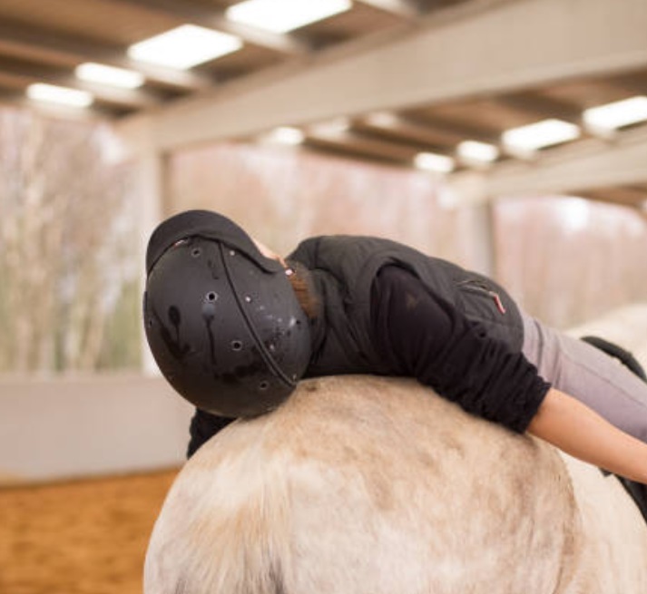 Stretching and relaxing on a horseback is also getting more and more popular in the fitness industry.