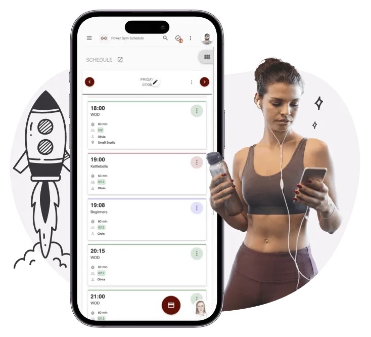 A gym membership app helps manage personal training sessions, gym membership payments and give exclusive access to premium services.