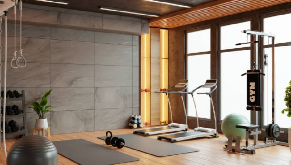 A minimalist and elegant fitness club.