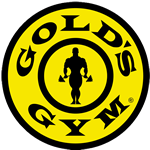 Gold’s Gym logo.