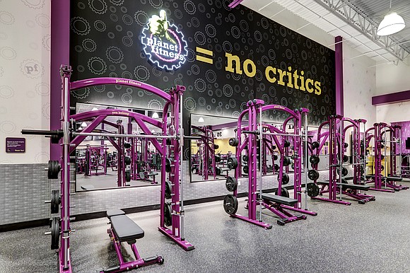 Planet Fitness centers have a very precise visual identification.