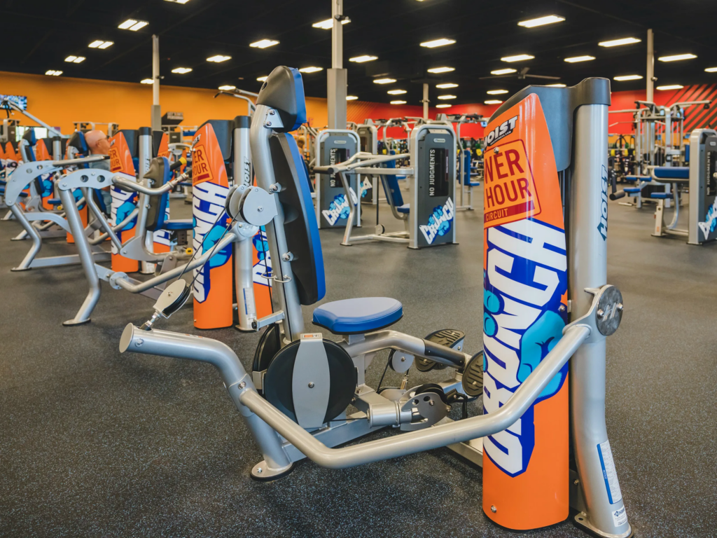 Crunch Fitness - one of the gym franchise interiors.