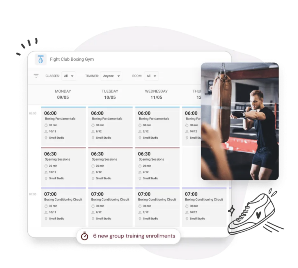 Boxing software - WodGuru for gym owners