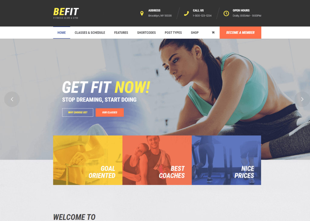 WP Fitness themes for fitness enthusiasts