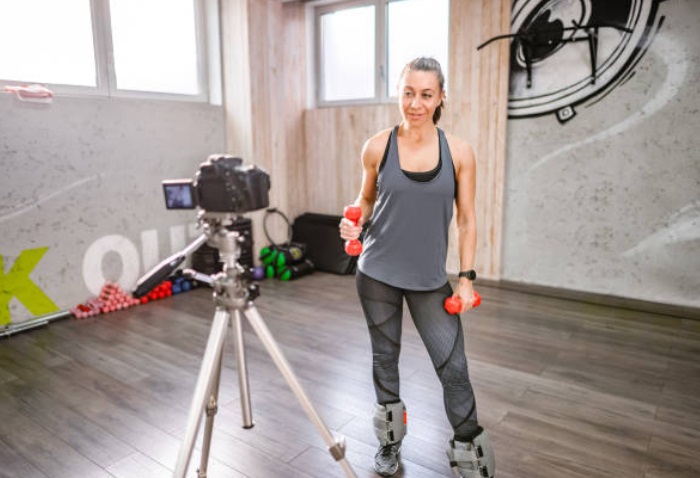 Show your personal training style and skills in the videos you record.