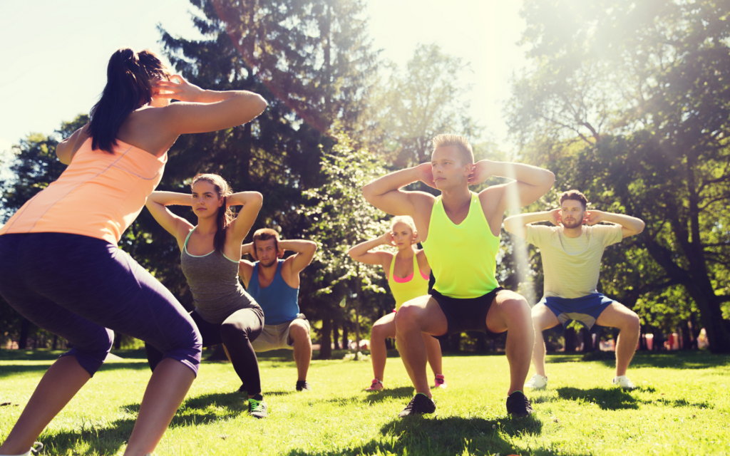 Upper body strength thanks to boot camp