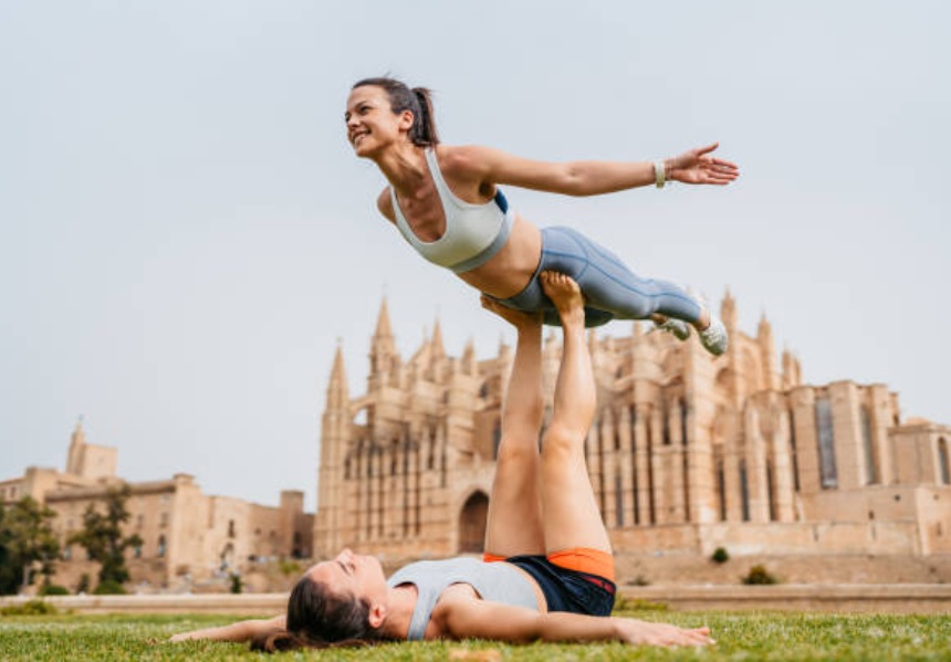 New yoga trends, like acro yoga, are connected with the human search for challenges and novelty.