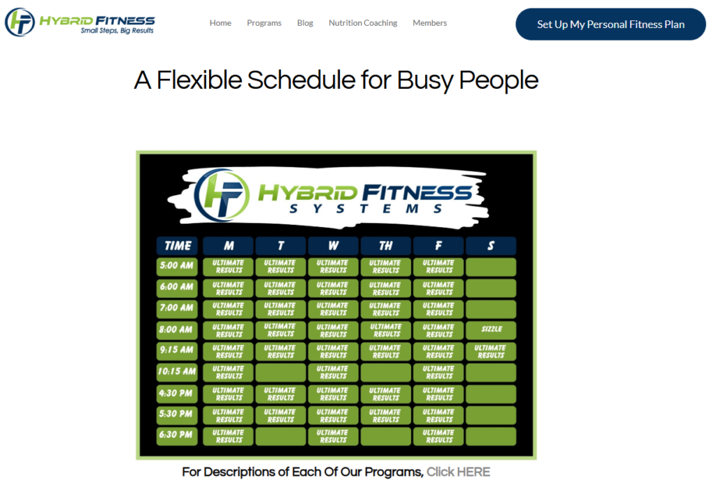 Make your gym stand out by implementing flexible schedules.