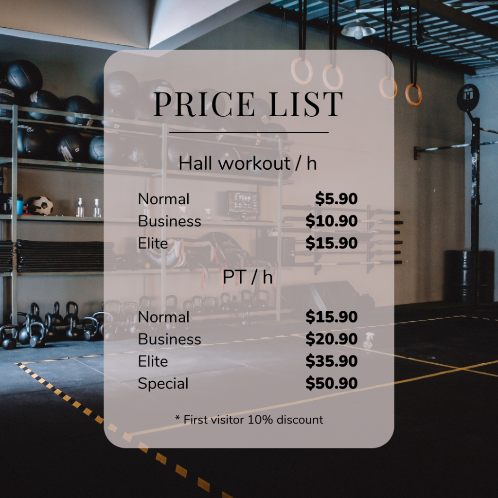 Commercial gyms offer quite a strict pricing list - for typical workouts vs personal training services. Let’s stand out!