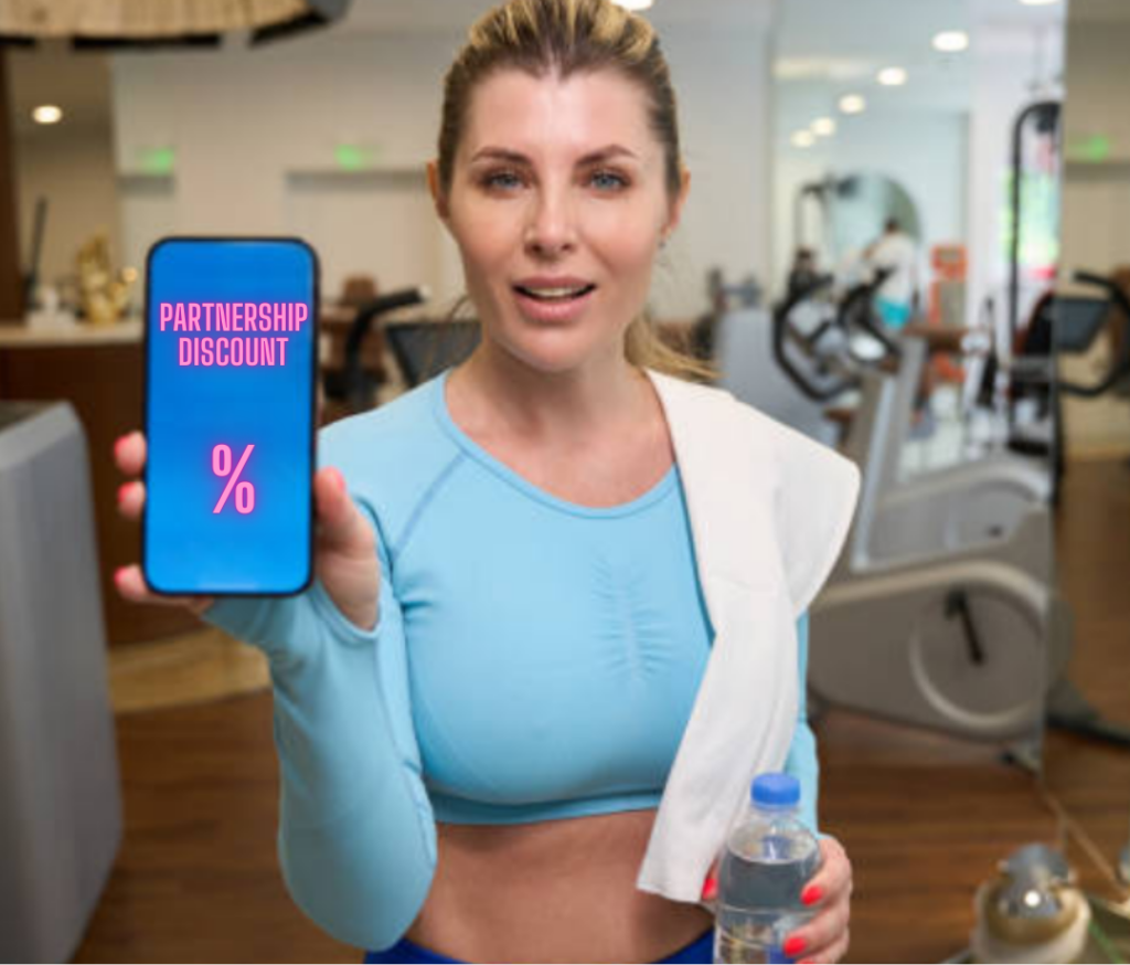 Local partnerships are very important in the fitness business, and you can share the promo codes via virtual channels to boost your online presence.