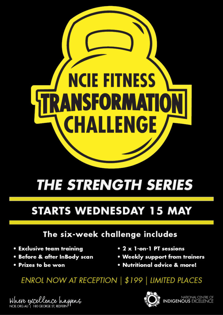 Transformation group fitness challenge by NCIE. Source: ncie.org.au