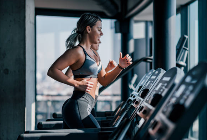 Treadmills and strength training equipment may be specially tailored to women.