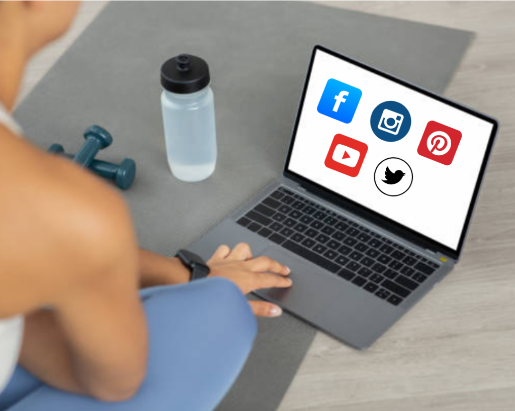 Social media channels are a big important part of digital marketing in the fitness industry.