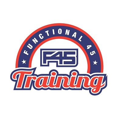 Logo of F45 Training - a leader in functional fitness programs. Source: fitnesseducation.edu.au