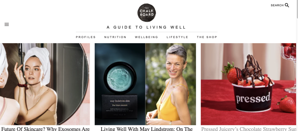 A Boutique Wellness Site with a Luxury Feel and user friendly interface