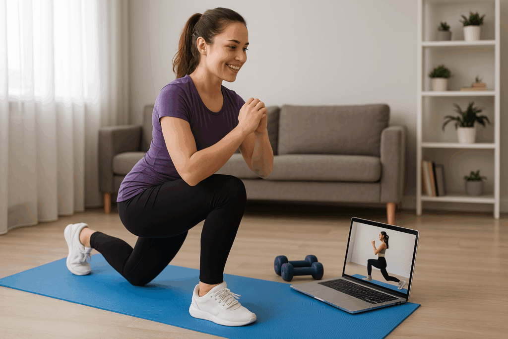 Unlike in person training, online classes in the fitness industry are not typical because of lack of face-to-face contact.