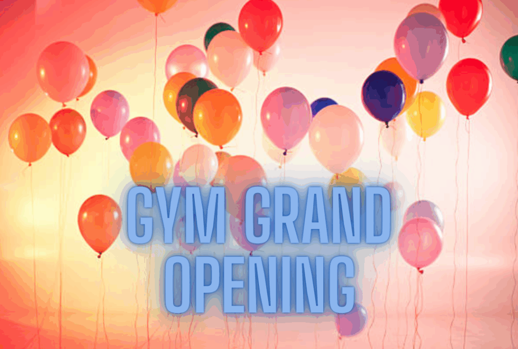 Gym opening event ideas may be connected with decorations, challenges, meetings, etc.