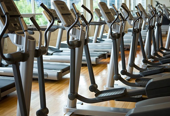 Your accountant should calculate the depreciation rate of the gym equipment.