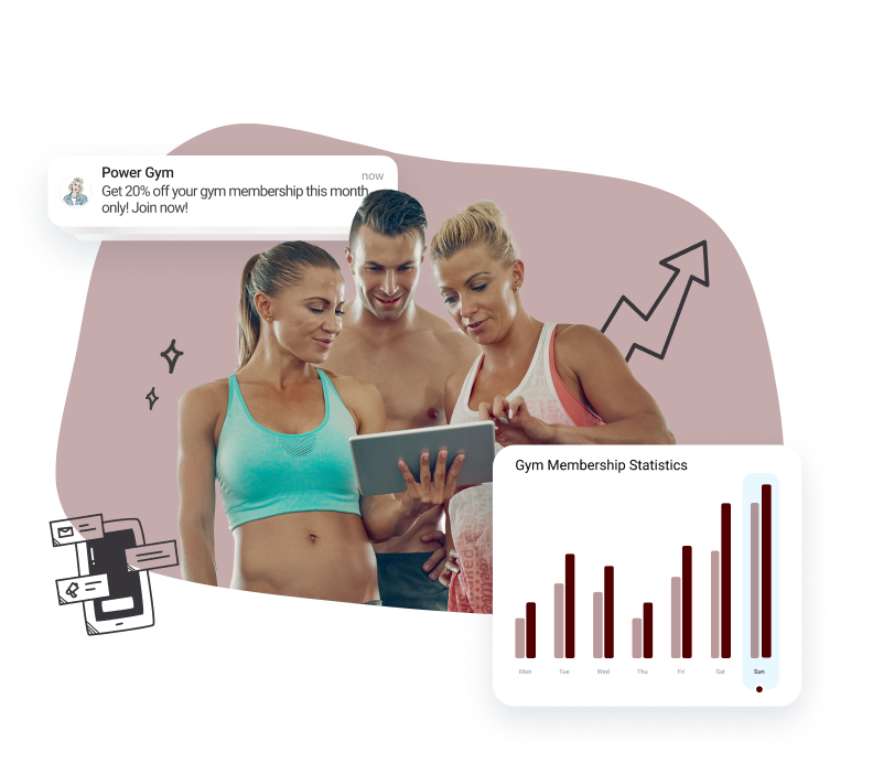 Using marketing reports is super useful for creating and updating health club marketing strategy.
